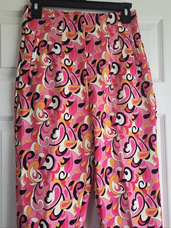 ZARA ✨️ Women's Pink Trouser Pants Size S - Picture 4 of 9